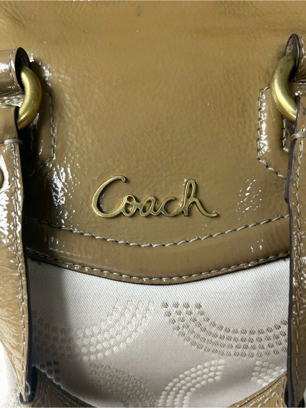Coach shoulder satchel